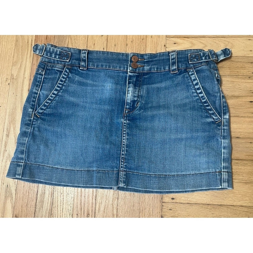 GAP Y2K Mini  Jean skirt size 12 Med Wash
